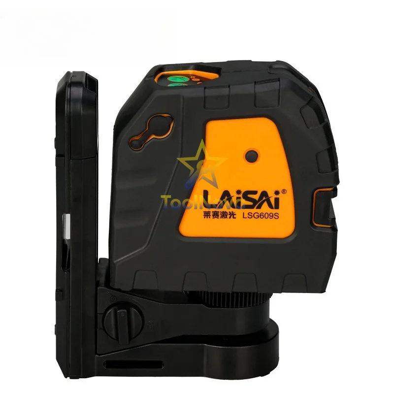 infr ared las er two-line level, strong light green light cross line 609S portable magnetic attraction level