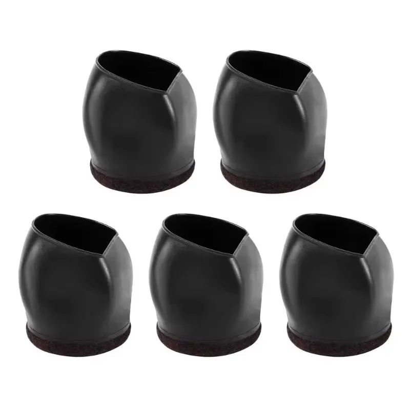 5Pcs Anti-slip Foot Pad Pulley Chair Foot Cover Computer Chair Rollers Fixer Office for Universal Wheel Protector Wheel