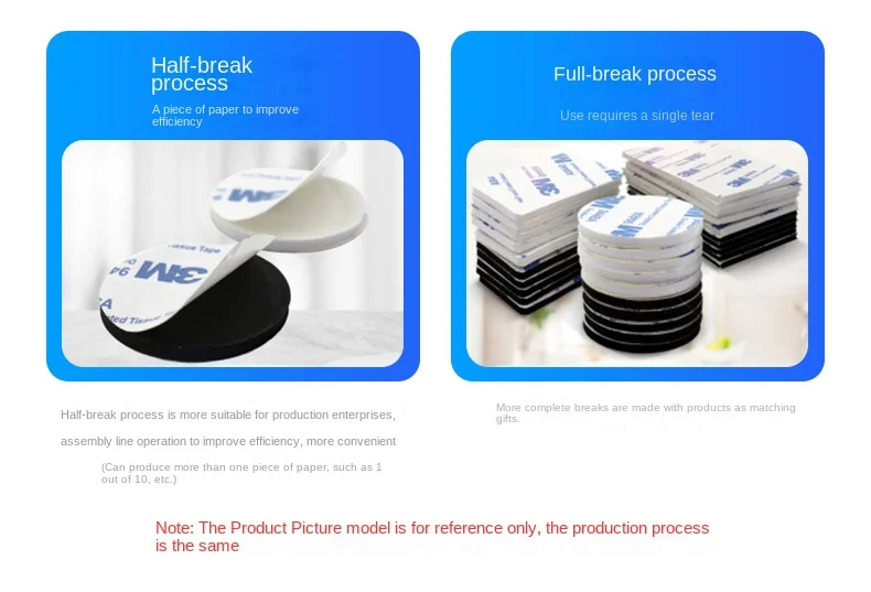 100/50/20/10pcs 3M 9448A Double-Sided Adhesive Foam Tape High Viscosity Die Cutting Type Hook Car Decoration Foam Strong Tape view 4