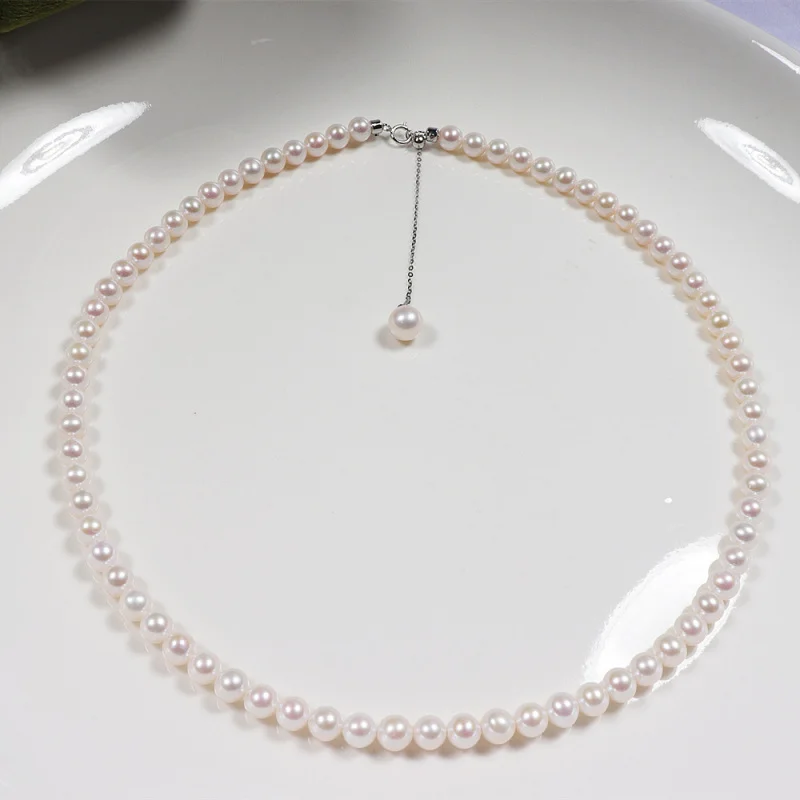 Small Female Freshwater Pearl Stacked Necklace