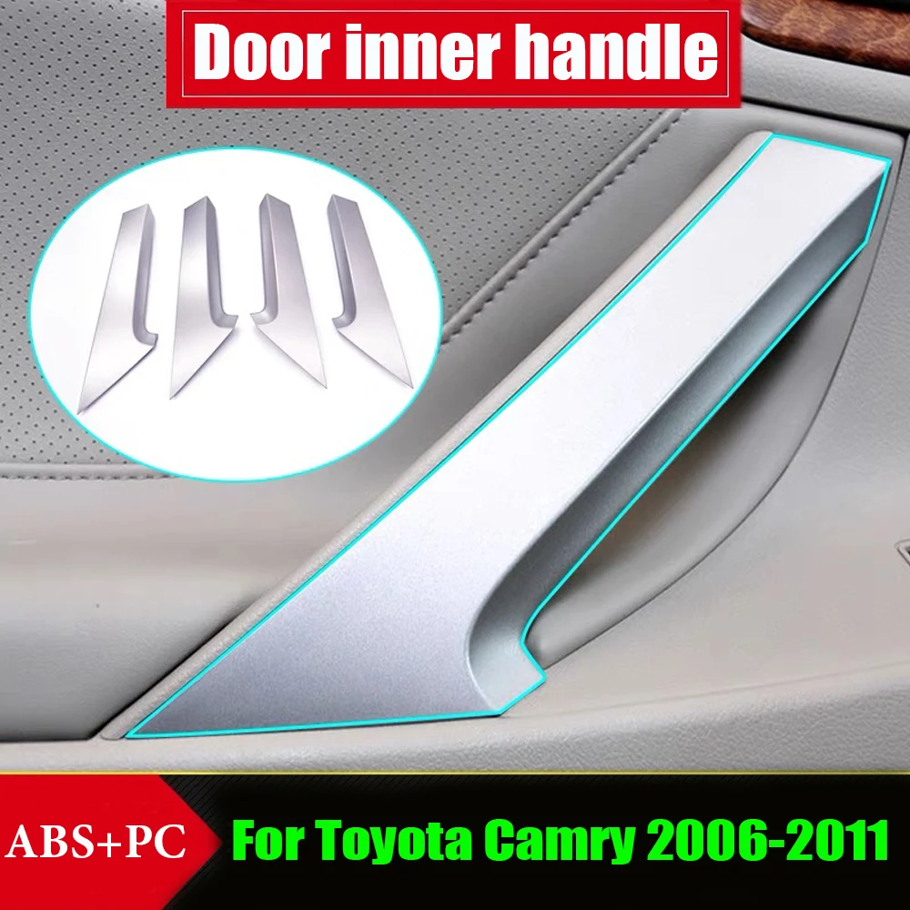 Armrest Car left Right Interior Door Handle Inner Panel Pull Trim Cover for Toyota Camry 2006 2007 2008 2009 2010 2011