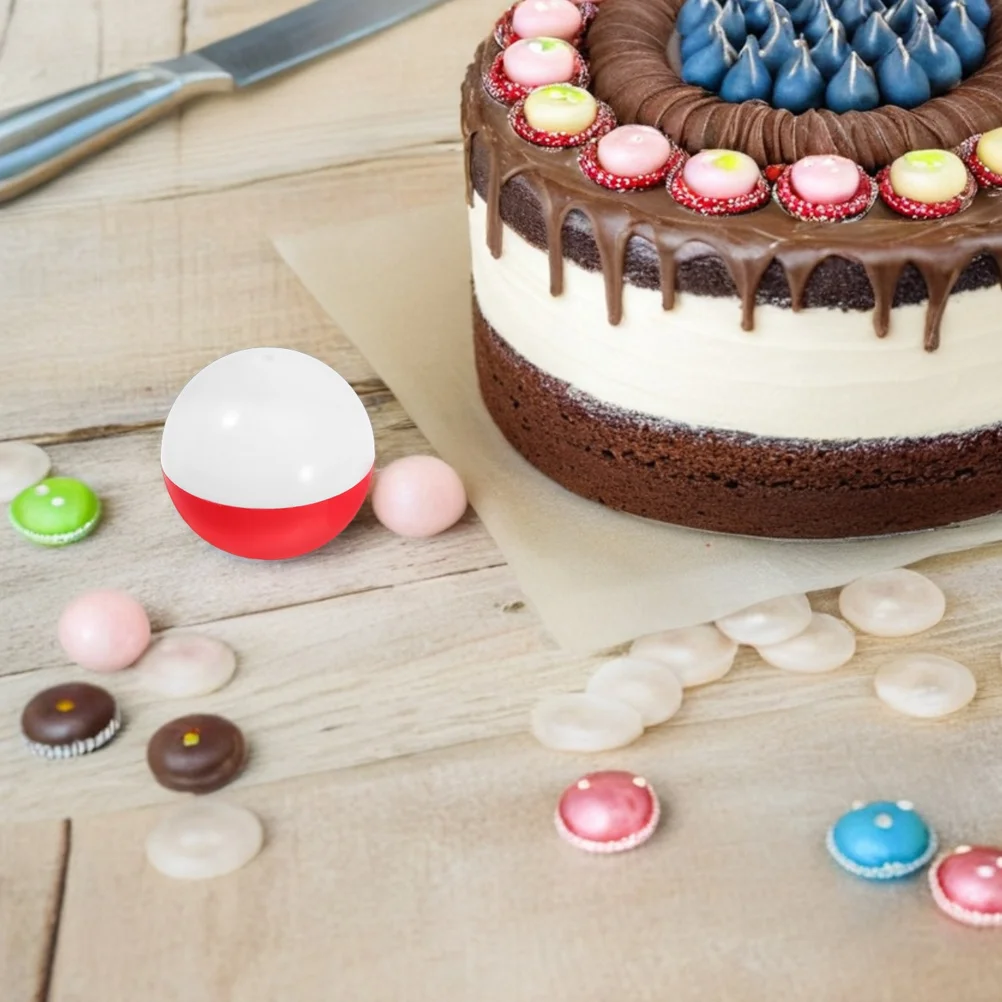 

40pcs Twist Capsule Ball 50Mm Colored Round Fillable Empty Balls For Gumball Machine Vending Party Favors Plastic Container