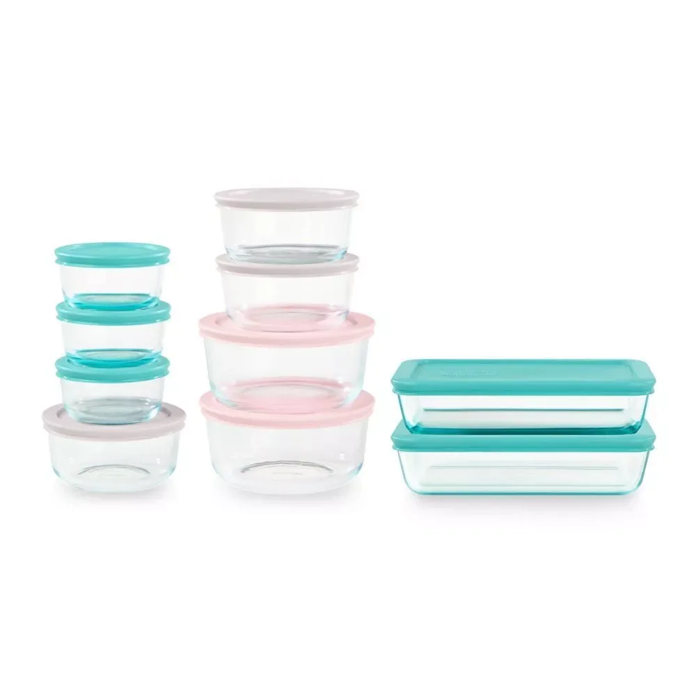 US- Pyrex 20pc Glass Storage Set