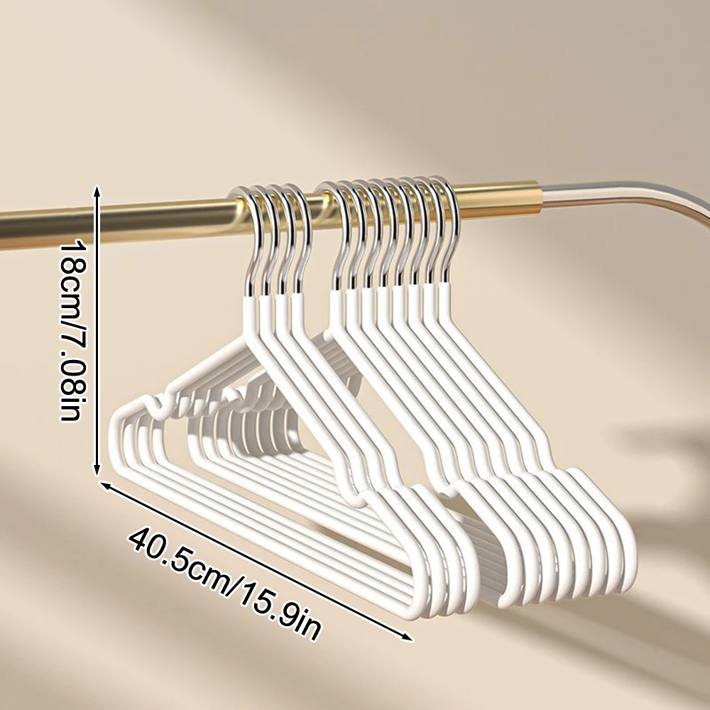 شماعات تجفيف غير قابلة للانزلاق، شماعات ملابس لا تترك علامات للاستخدام المنزلي، شماعات ملابس معدنية سميكة، تخزين غرف النوم، خزائن الكبار