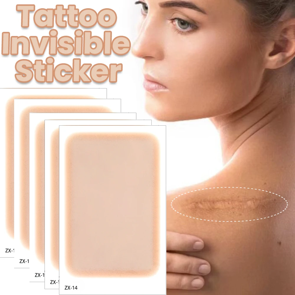 

5Pcs Full Cover Concealer Tattoo Waterproof Scar Acne Cover Up Stickers Body Arm Temporary Flaw Hide Tapes Cover-up Patches