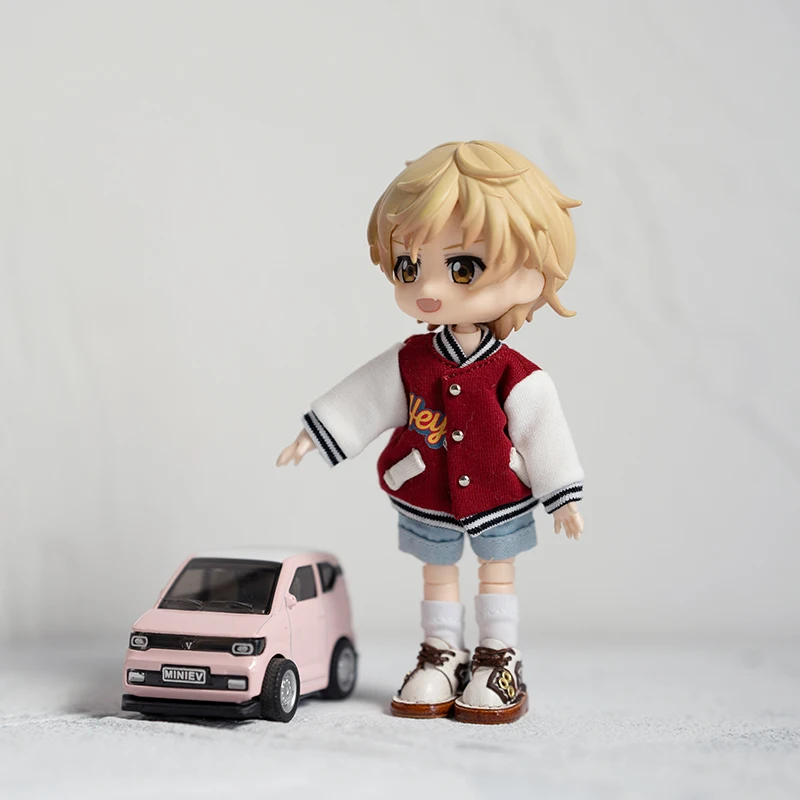 Ob11 Doll Clothes baseball uniform Clothes 1/12 Bjd Doll Sportswear Accessories For Ob11,Obitsu11,Molly, Gsc, Ymy, 1/12bjd Dolls