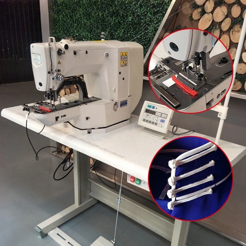 One-word buckle Tang Automatic sewing machine Nail machine Taiji buckle Cheongsam binding