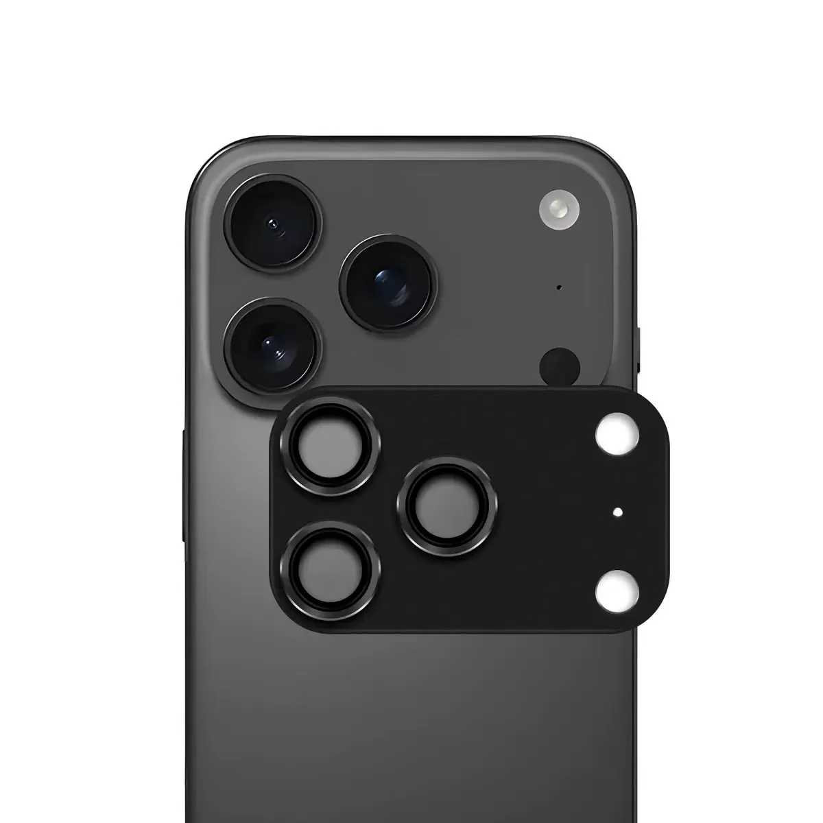 All-in-One Metal Lens Protector for Apple iPhone 17 Pro Max, Full-Coverage Camera Guard Film for iPhone 17 Pro Rear Cameras