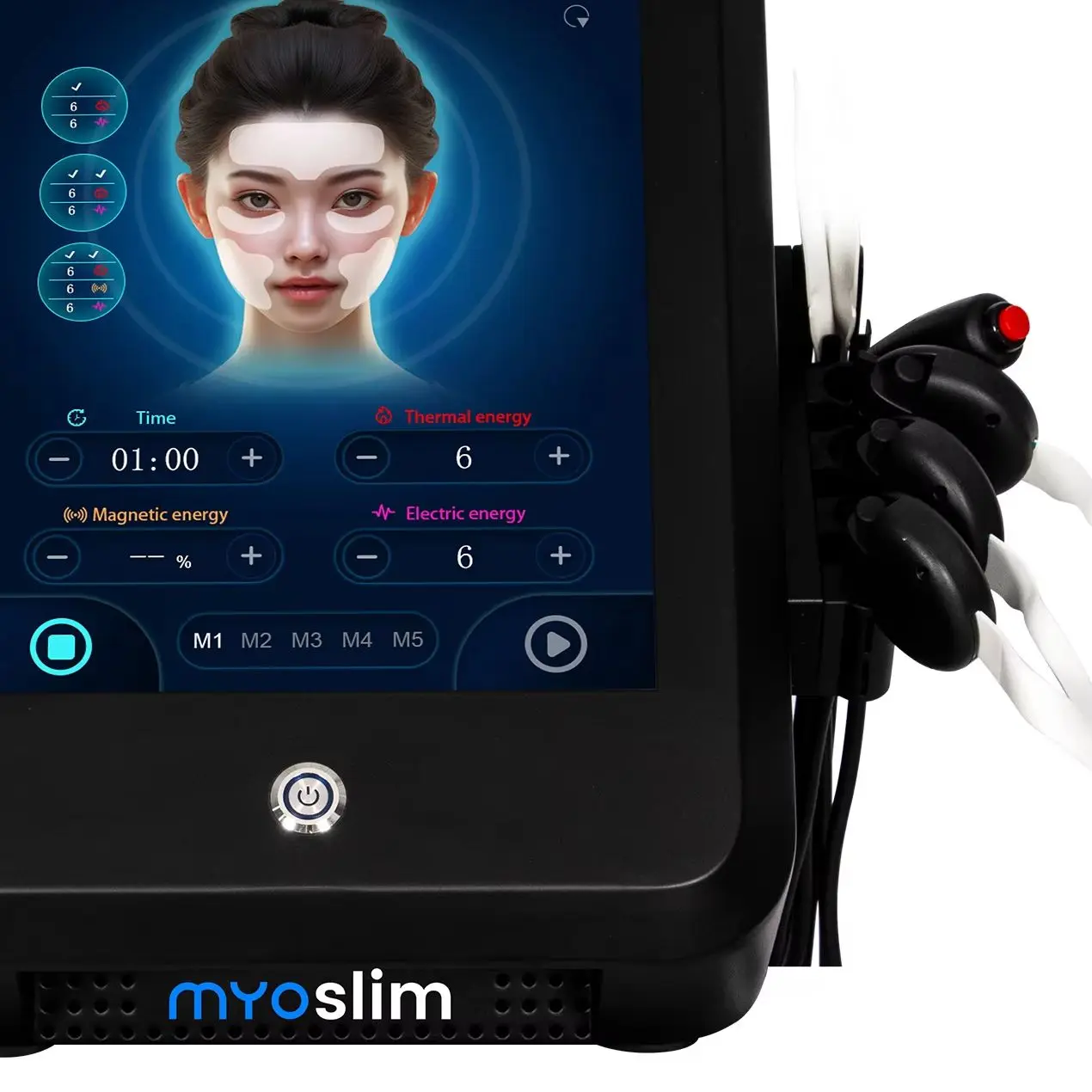 

EMS RF Face Lifting Beauty Equipment EMS Wrinkle Removal Anti-aging Device Microcurrent Face Lifting Machine