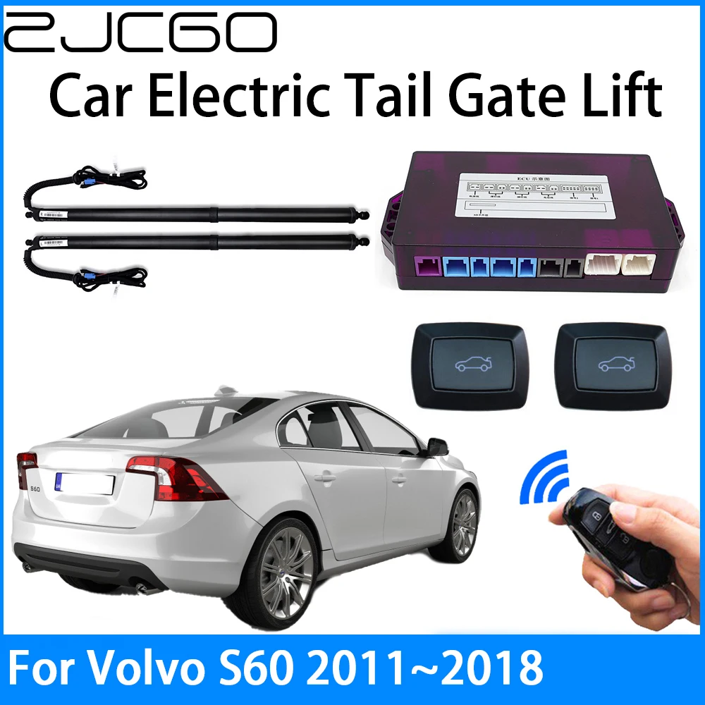 

ZJCGO Car Power Trunk Electric Suction Tailgate Intelligent Tail Gate Lift Strut For Volvo S60 2011~2018