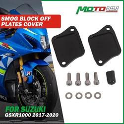For SUZUKI GSXR1000 GSX-R1000 2017 2018 2019 2020 Aluminum Smog Block Off Plates Cover Fit Spacer Black Motorcycle Accessories