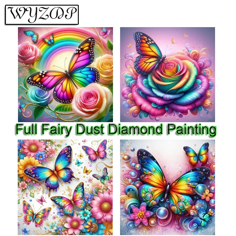 

Набор для алмазной вышивки «бабочка» 5D «сделай сам», 100%