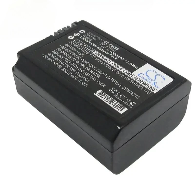 100% NEW 1080mAh Battery NP-FW50 for Sony NEX-5,NEX-5A,NEX-5K,NEX-5D,NEX-3,NEX-3C,NEX-5C,NEX-3A,NEX-3D,NEX-3K, NEX-5H,NEX-7