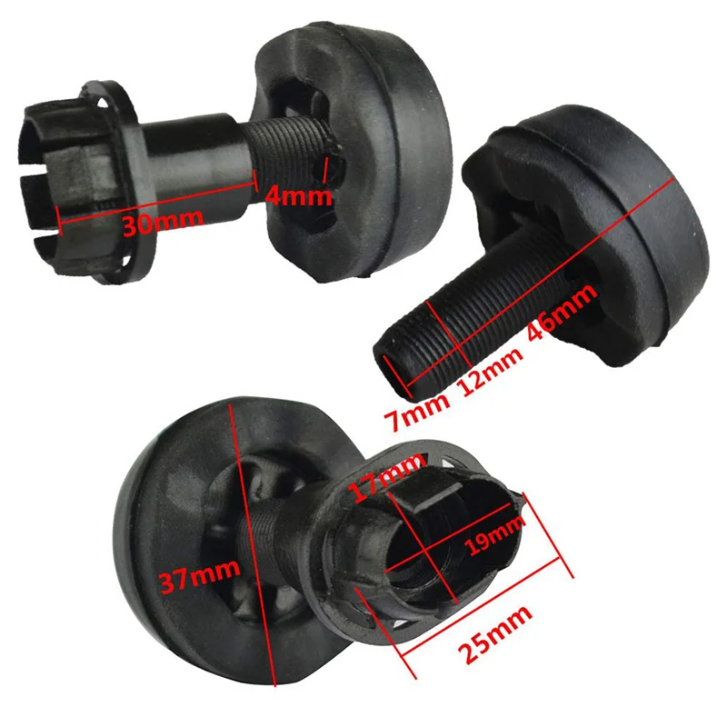 6 ชิ้นสําหรับ Ford Escape Focus Edge 2013-2019 Hood หยุดเบาะยางกันชน