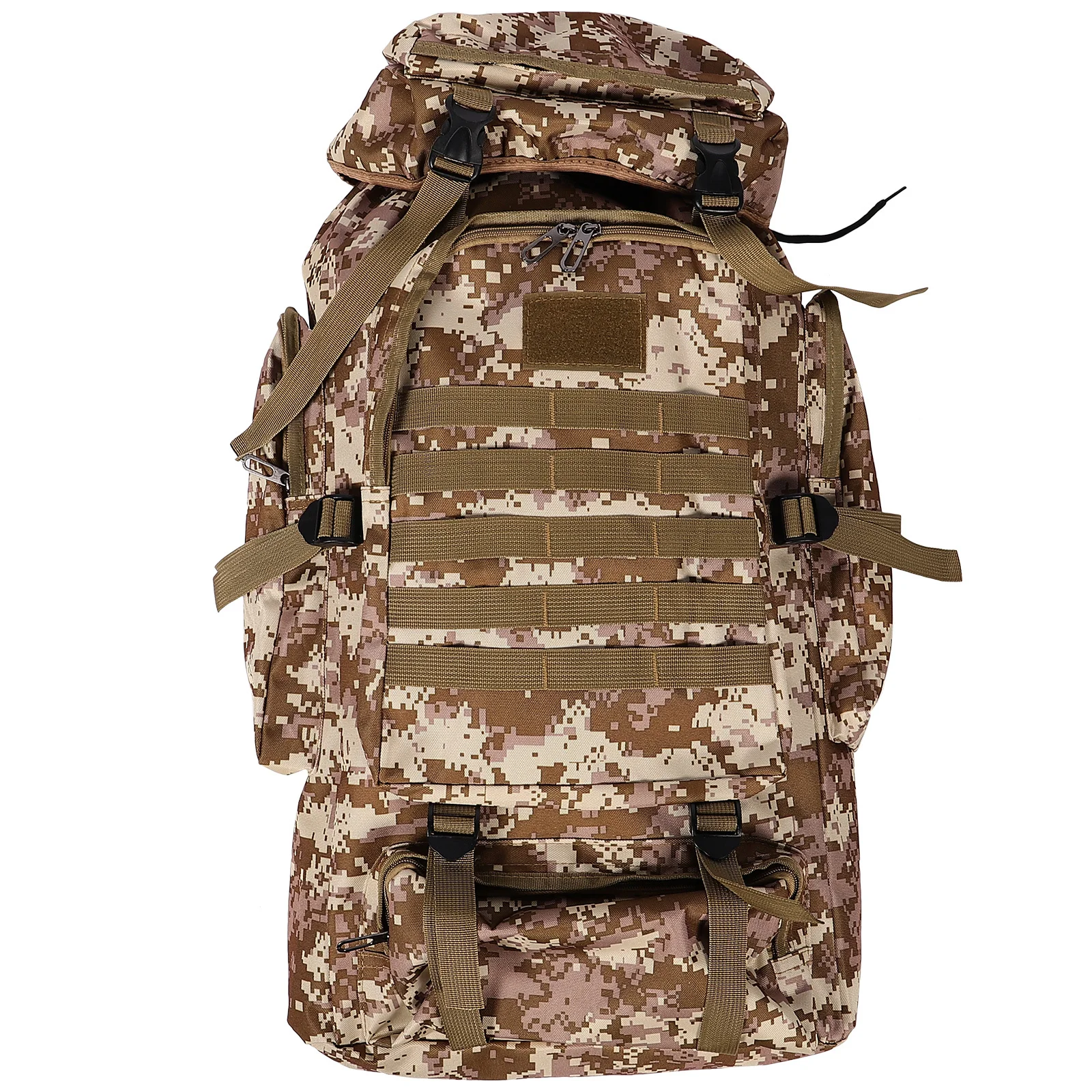 

Water-Resistant Outdoor Travel Backpack Large Capacity Nylon Oxford Cloth Hiking Camping Backpack Men Women Adjustable Shoulder