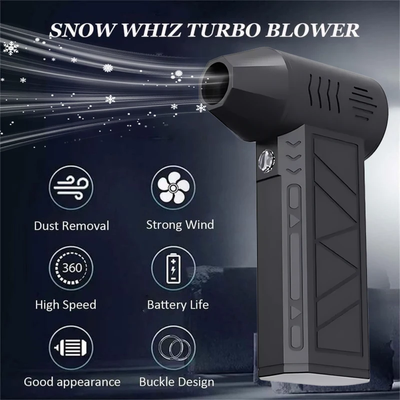 

2026 130000RPM Turbo Jet Fan Electric Air Duster Adjustable wind speed Turbo Violent Blower Rechargeable with Light Car Cleaning