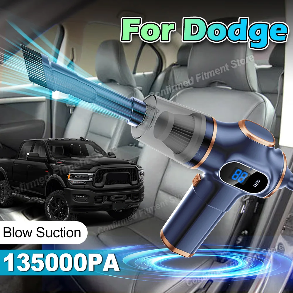 Portable Wireless Vacuum Cleaner Powerful Suction Rechargeable For Dodge Durango Charger Dakota Magnum Nitro Caliber Neon