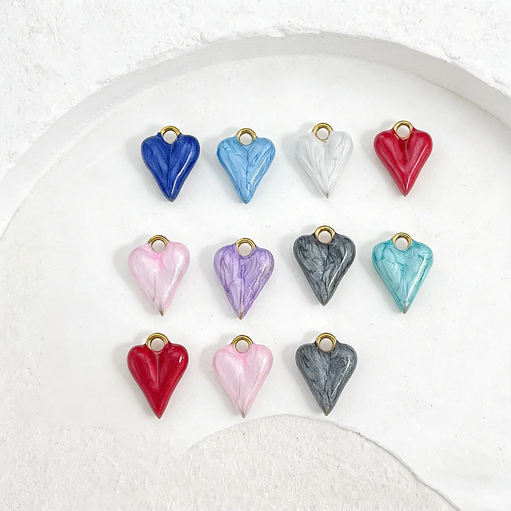 

Cordial Design 12*16MM 40Pcs Jewelry Findings & Components/Heart Shape/Stainless Steel Charms/DIY Pendant/Hand Made #196275