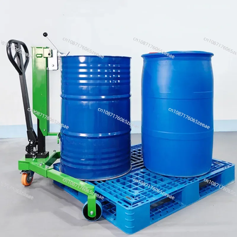 Hydraulic Drum Truck Handling Truck Manual Trolley Drum Loading and Unloading Trailer Forklift