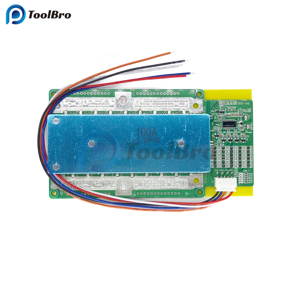 4S 12V 100A BMS LifePo4 Lithium Protection Board Balance High Current Motorcycle Car Start RV Inverter