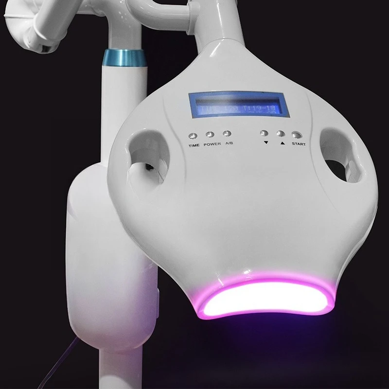 LED Cold-Light Teeth Whitening Machine with Three-Color Spectrum Mode for Dental Clinic Beauty Salon Oral Stain Removal