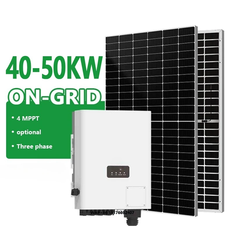 Commercial 40kw 50kw Solar Panel System Complete Set with Gird Inverter andController Solar Energy Solution