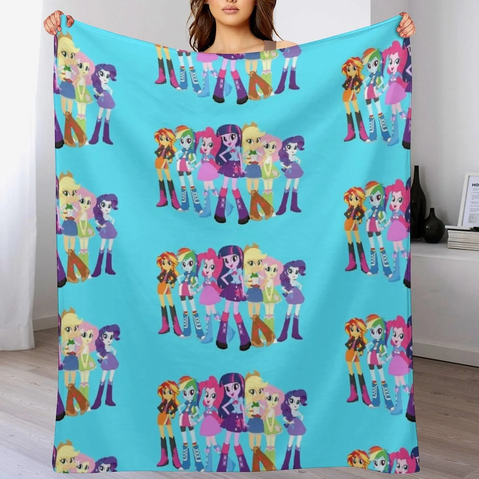 Squad of Friendship (Princess Twilight ver.) Throw Blanket