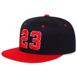 23 CAP Fashion basketball snapback Hat For men women travel adult outdoor casual sun Hats Hip Hop Baseball Caps bone