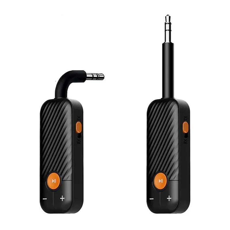 Bezprzewodowy nadajnik-odbiornik 2 w 1 Bluetooth 5.0 Ładowalny adapter audio do telewizora PC Słuchawki samochodowe Głośnik 3,5 mm AUX HiFi Muzyka