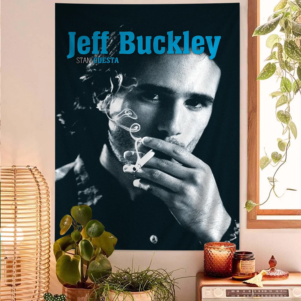 

Jeff Buckley Singer Hanging Bohemian Tapestry Hanging Tarot Hippie Wall Rugs Dorm Home Decor