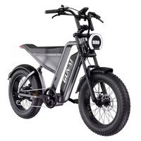 Electric Bicycle GUNAI-Y 1000W 20*4Inch Fat Tire Electric Bike 60KM/H 48V 18AH Battery 7Speed Mountain Bike,100KM Mileage