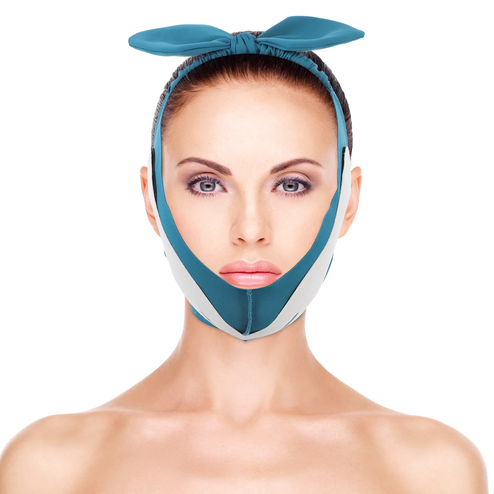 

Far-Infrared V Shaped Face Lifting Strap Facial Slimming Belt Double Chin Reduction Lifting Mask Facial Firming Band Soft