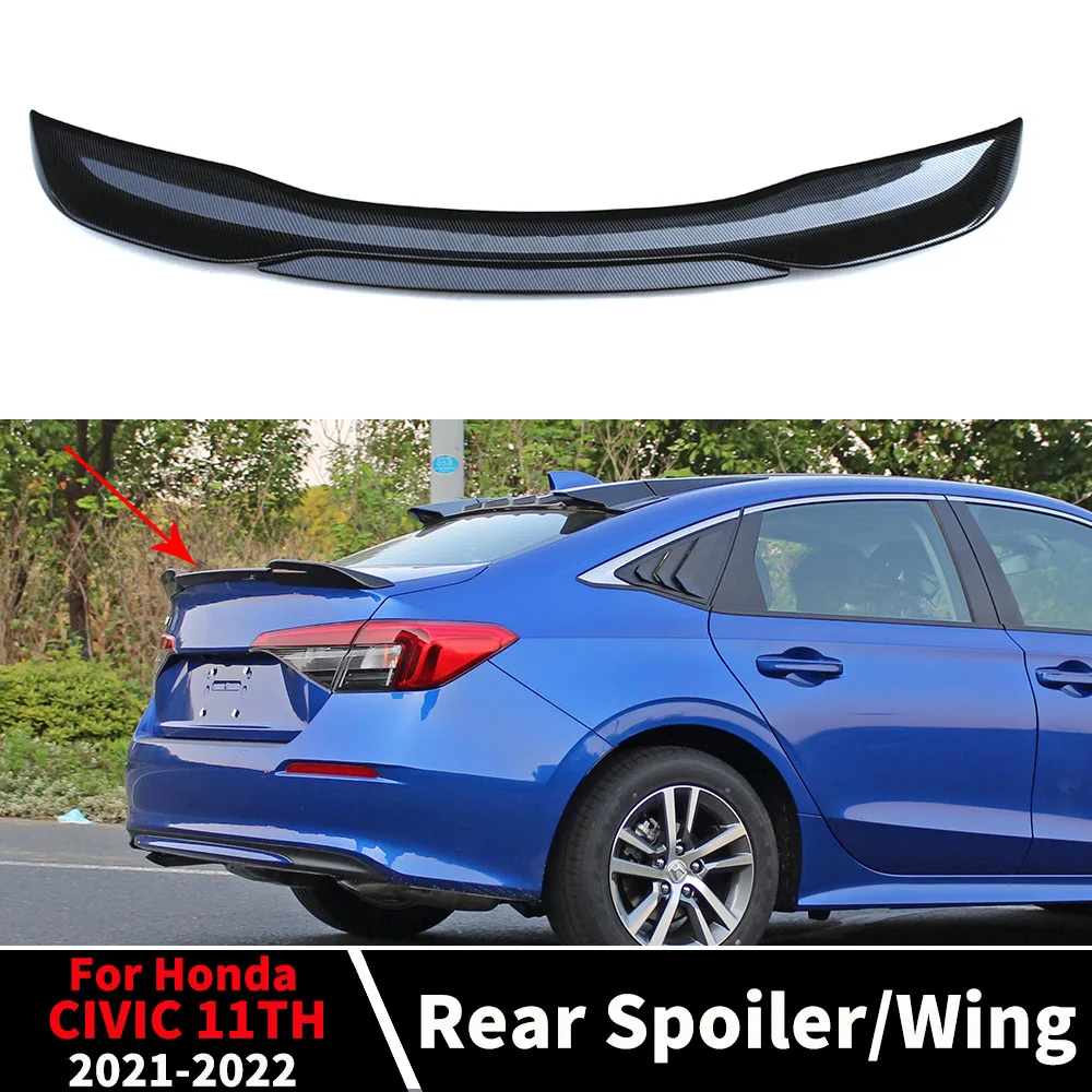

Спойлер на заднее крыло, хвостовой сплиттер, аксессуары для тюнинга 2021 2022, для Honda CIVIC 11-го поколения, декоративные детали