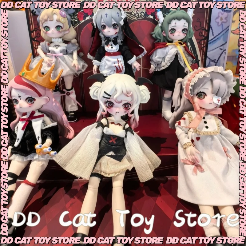 

In Stock Nyssa Eerie Nightmare Series Blind Box 1/12 Bjd Gothic Style Anime Figure Movable Joints Pvc Figures Garage Kit Toys