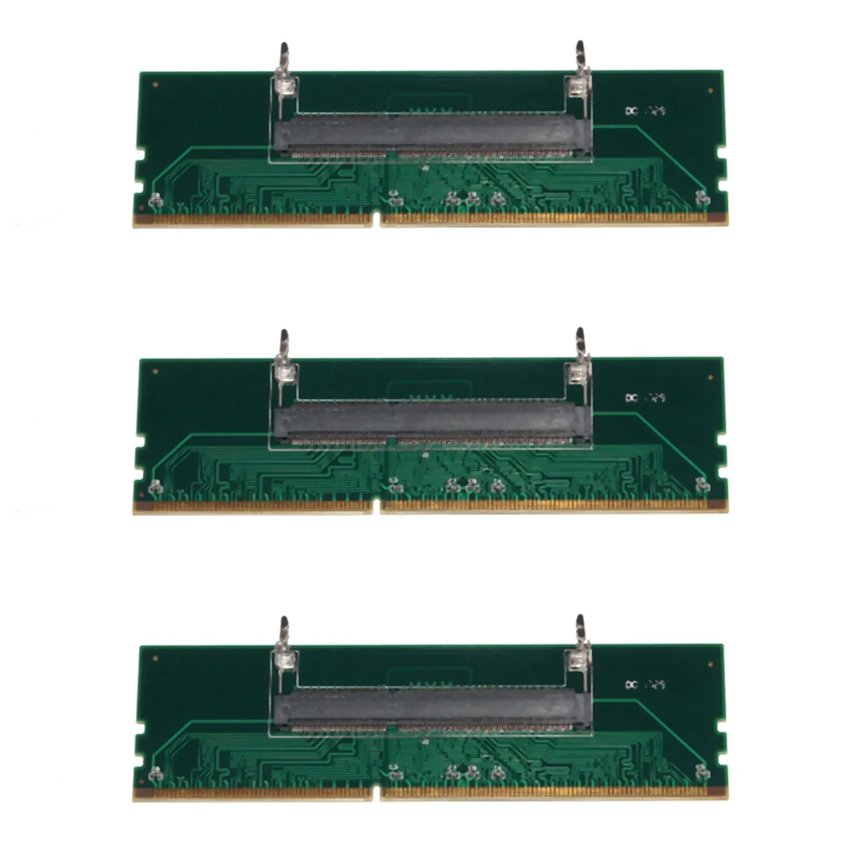 Delicate Texture-3X 1.5V DDR3 204 Pin Laptop SO-DIMM To Desktop DIMM Slot Memory Adapter