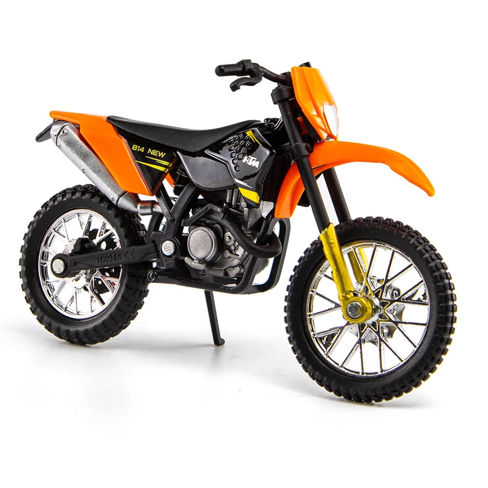 1:18 KTM450 SX-F Alloy Motorcycle Model Diecasts Pocket Portable Racing Finger Motobike Simulation Collection Toys For Children