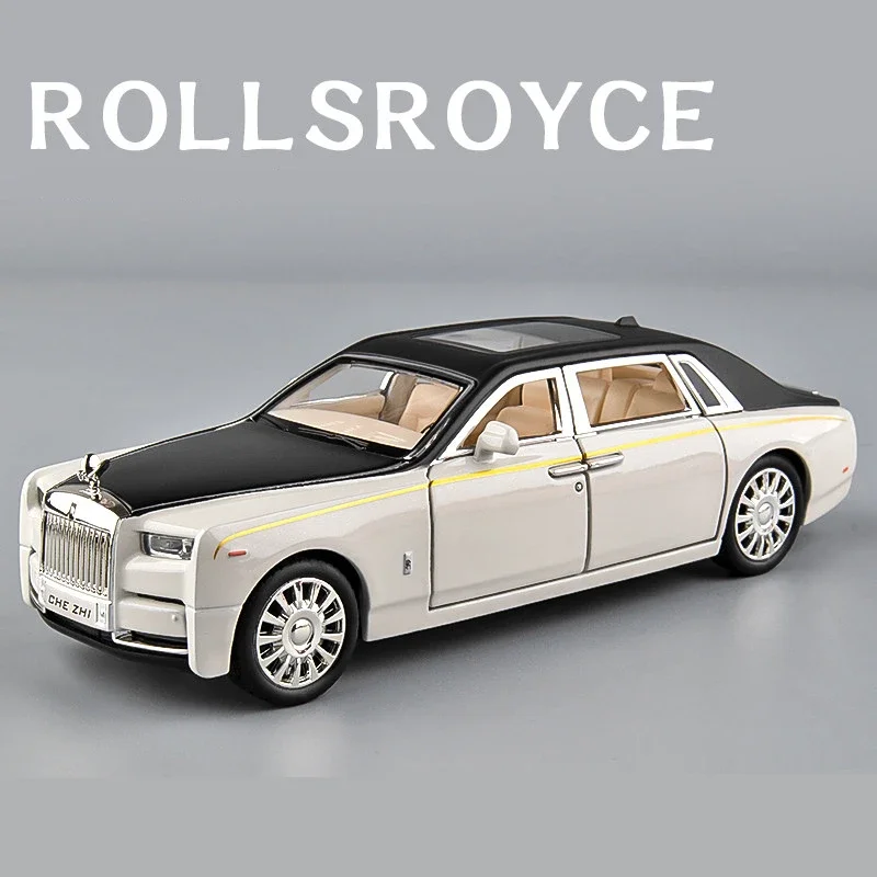 

1:32 Rolls Royce Phantom Series Alloy Car Model Diecasts Toy Vehicles Metal Collection Simulation Sound Light Boy Childrens Gift