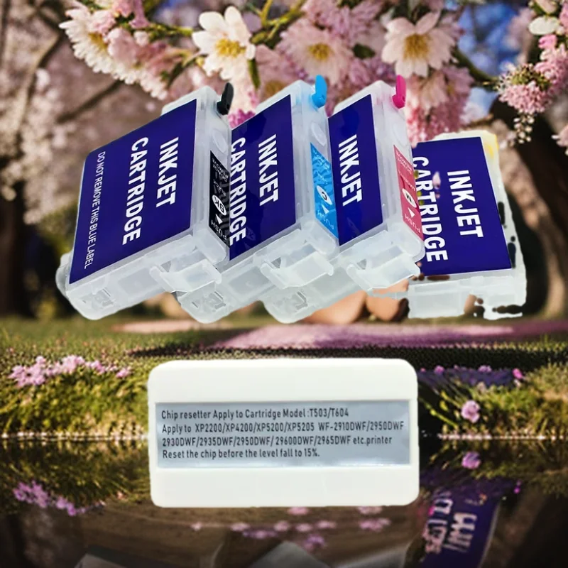 

EUR 604 604XL Refill Ink Cartridge with Chip Resetter For Epson XP2200 XP2205 XP3200 XP3205 XP4200 XP4205 WF2910 WF2950 WF2930