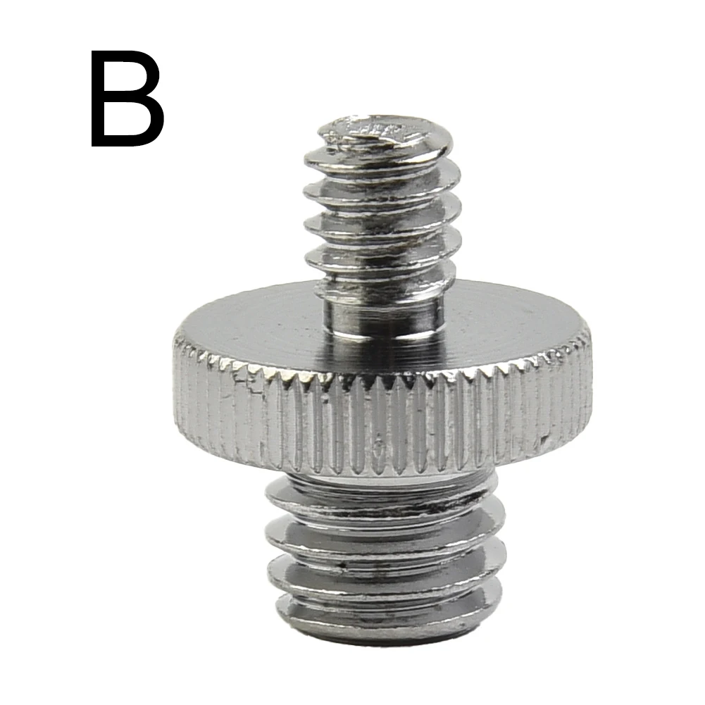 Male To Male Screw Adapter For Camera Tripod Stand Silver 1 PC Aluminium Alloy Camera Accessories High Quality