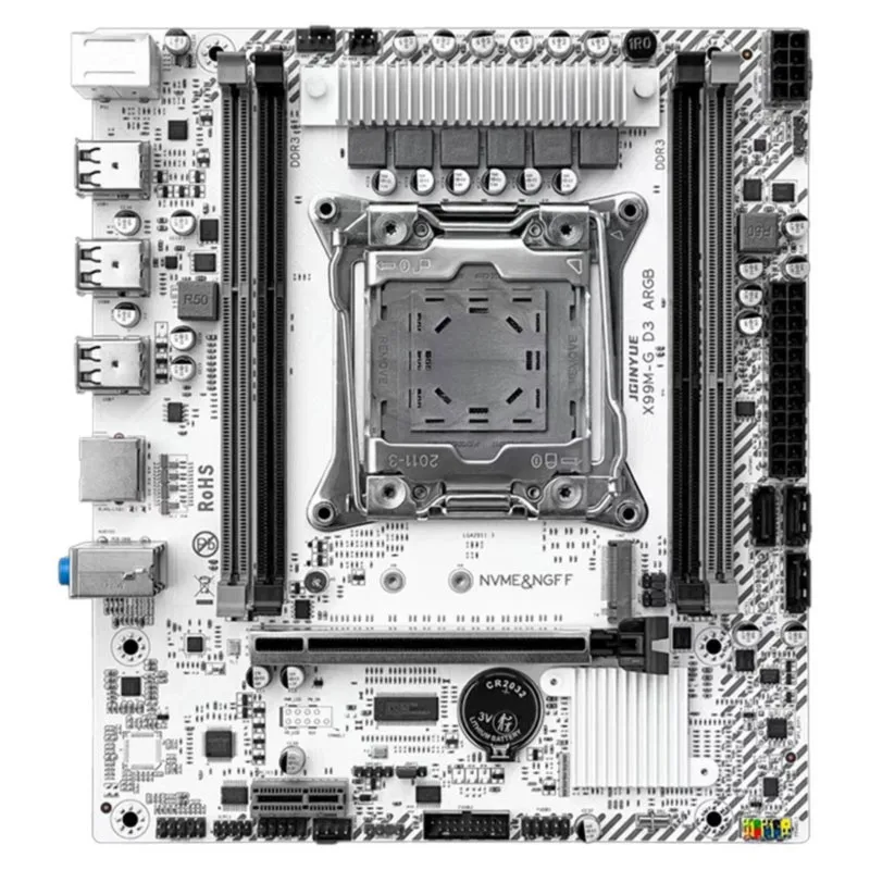 Super Sale X99M-G D3 ARGB Motherboard for Xeon E5 2676V3/2673V3/2666V3/2696V4 CPU DDR3 RAM Home ARGB Software