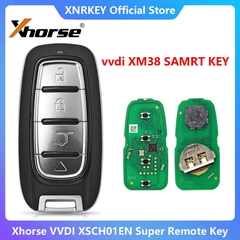 Xhorse VVDI XM38 Universal Smart Key XSCH01EN KE.LSL Style Proximity Car Remote XSCH01EN XSLR01EN XSPS01EN XSKFF0EN