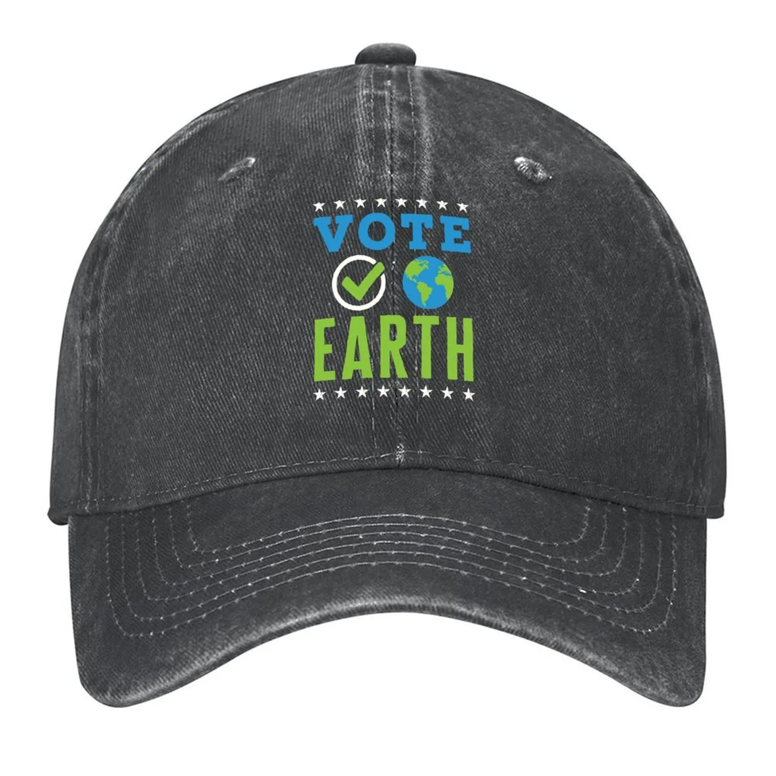 

Vote Earth Environment Earth Day Environmental Activist Baseball Cap men's big size hat fashionable Anime Hat Women's Men's