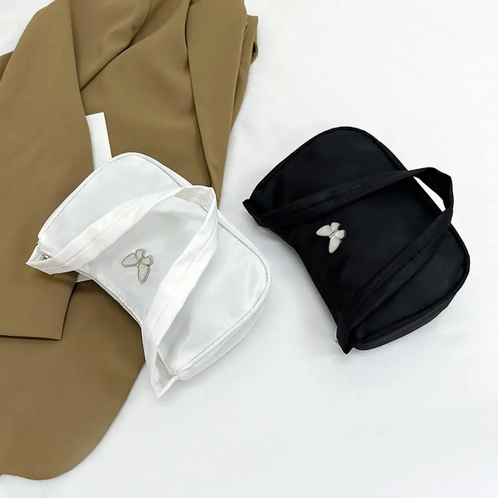 Trend Korean Version Handbag PVC+polyester Butterfly Shoulder Bags High Capacity Clouds Crossbody Bag Spring and Summer