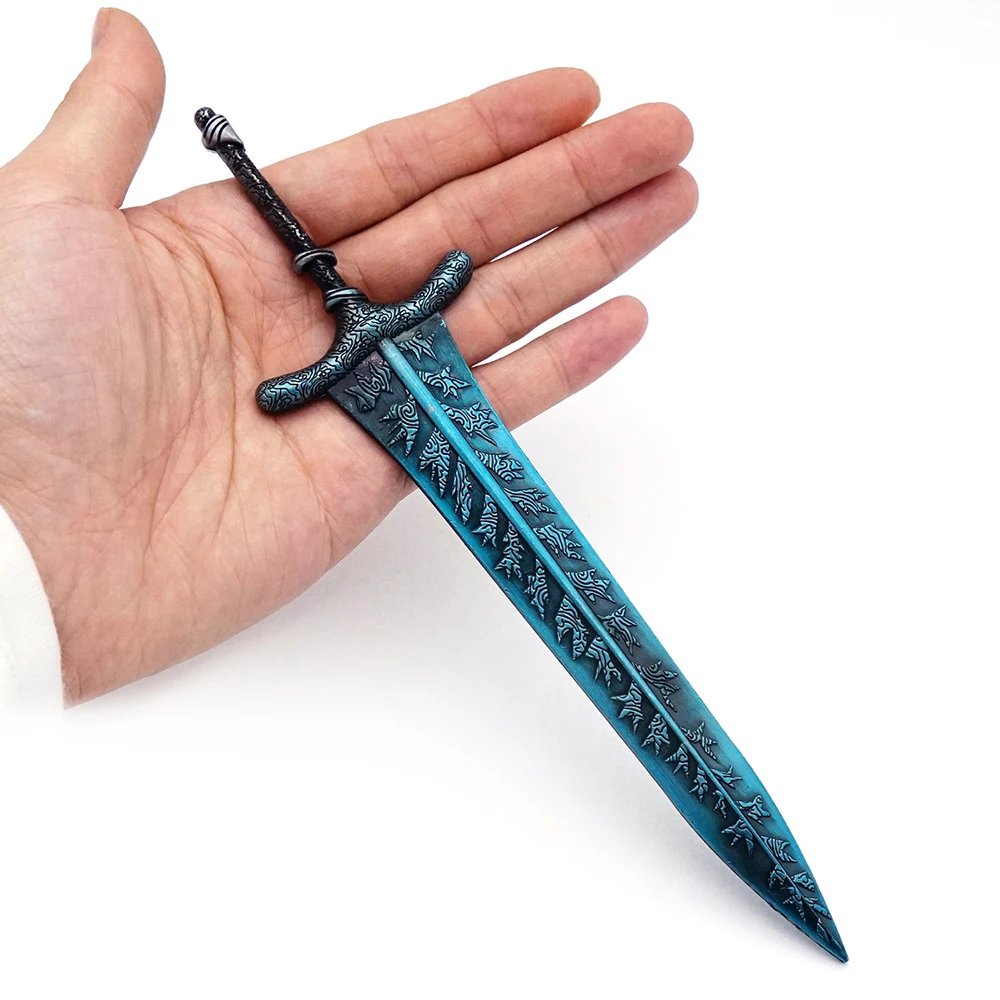 20cm Dark Moon Greatsword Keychain Elden ER Game Ranni Weapon Game Peripheral Butterfly Sword Katana Model Key Ring llavero Toys