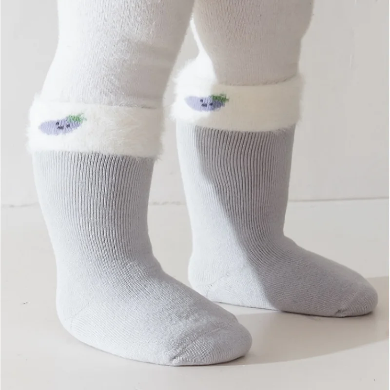

Newborn Baby Socks Winter Keep Warm Thicken Terry Kids Socks For 0-3Years Girls Boys Cute Cartoon Infant Toddler Floor Home Sock