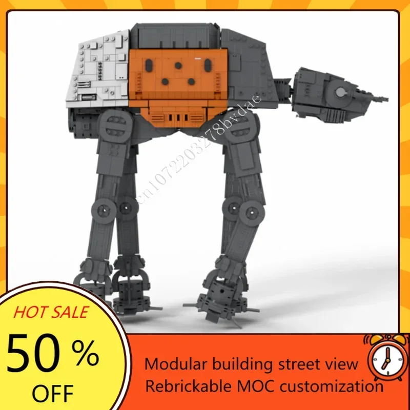 2945CS AT-ACT Walker Space War Military MOC SpaceShip Battle Model Custom Puzzle Architecture DIY Education Assembly Model Gifts