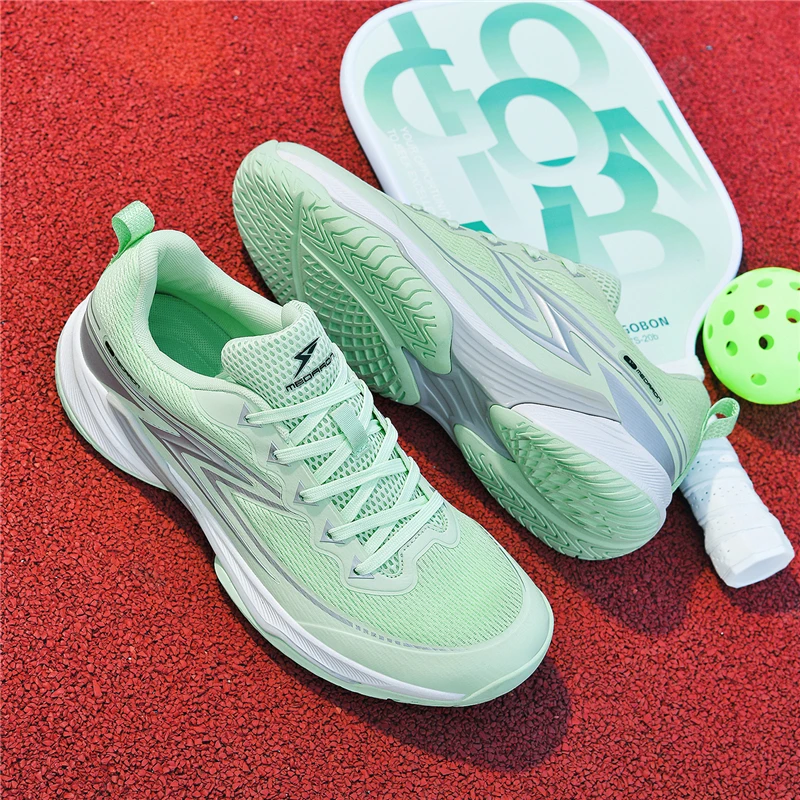 

New Table Tennis Shoes For Men Women Green Court Shoes Unisex Plus Size 46 Badminton Shoe Couples Sport Shoe