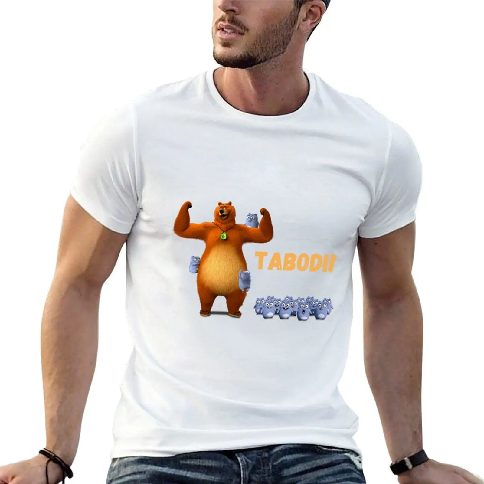 Happy Lemmings Tabodi and Grizzy T-Shirt anime shirt oversize t-shirts man mens t shirts