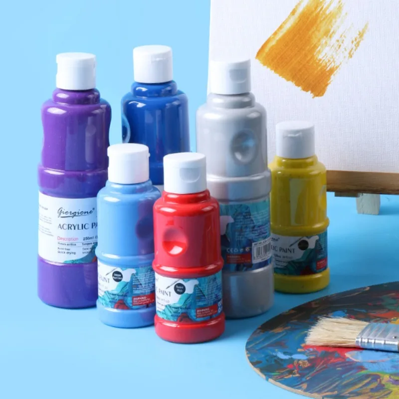 

120/250ml Waterproof Sunscreen Non-fading Graffiti Acrylic Pigment Art Supplies Children's Coloured Drawing Wall Painting Paint