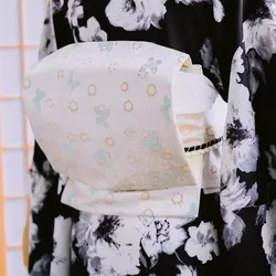 Accesorios de kimono japonés para mujer, cinturón tradicional formal con nudo de tambor Obi, estereotipos Yukata